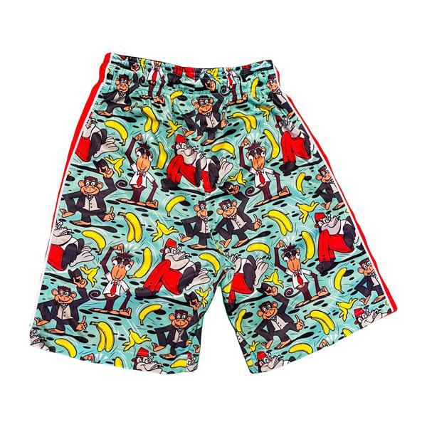 Flow Society Boys Teal Monkey Suit Attack Short Teal