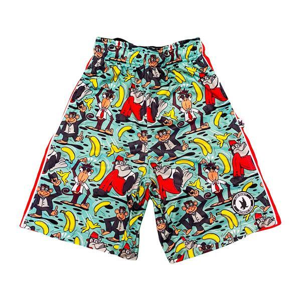 Flow Society Boys Teal Monkey Suit Attack Short Teal