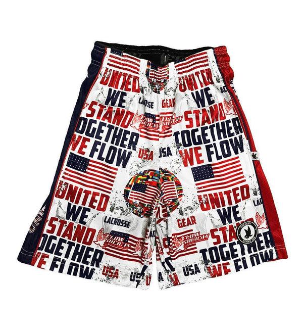 Flow Society Boys United We Flow Attack Short White/Blue/Red