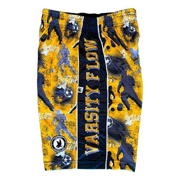 Flow Society Boys Varsity Soccer Flow Short Black/Gold