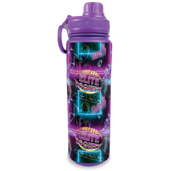flow society Elite Football 24oz Stainless Steel Water Bottle Copy Purple