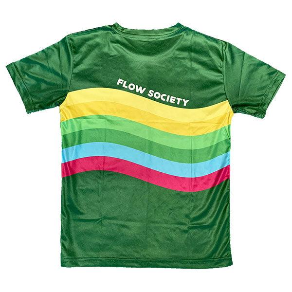 Flow Society Adult Peepz Tee Shirt Green