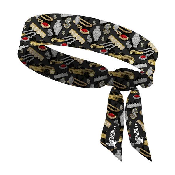 flow society Bling Headband Black