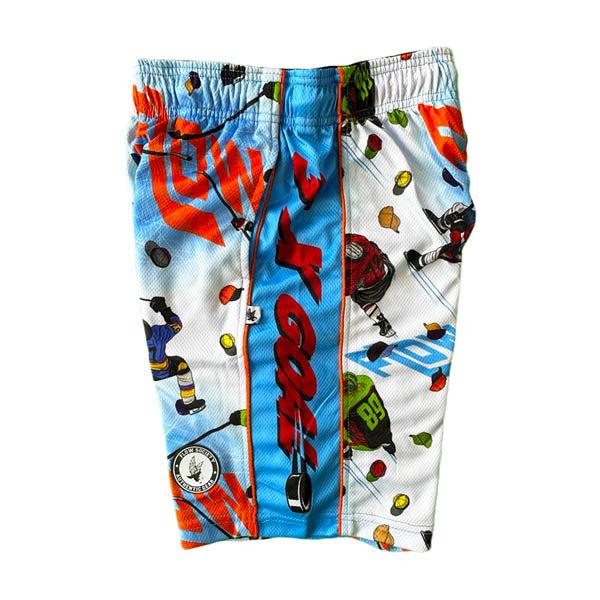Flow Society Boys 3x Goal Flow Short White/Blue