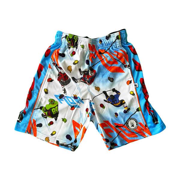 flow society Boys 3x Goal Flow Short White/Blue