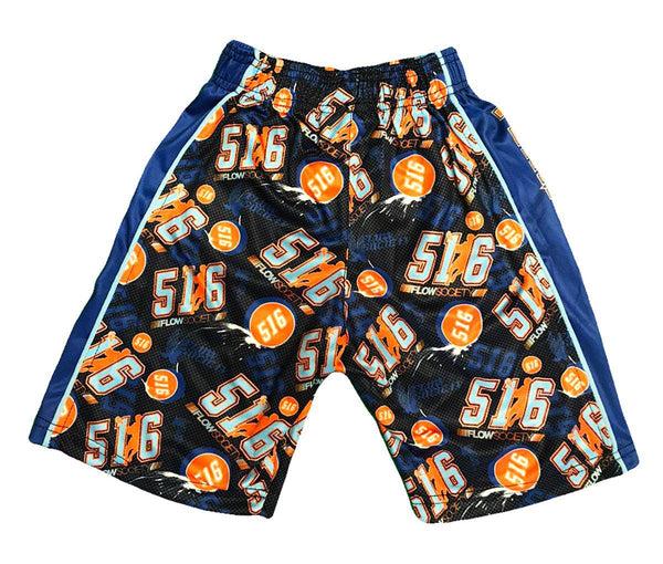 Flow Society Boys 516 Flow Attack Shorts Blue
