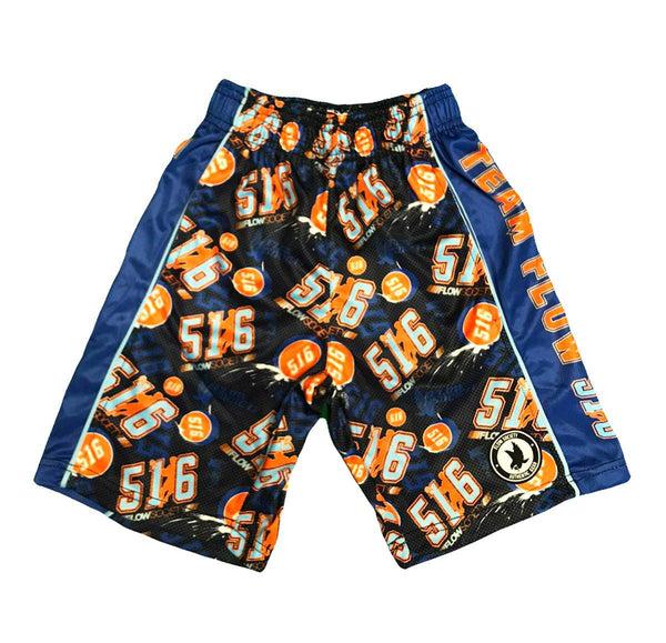 flow society Boys 516 Flow Attack Shorts Blue