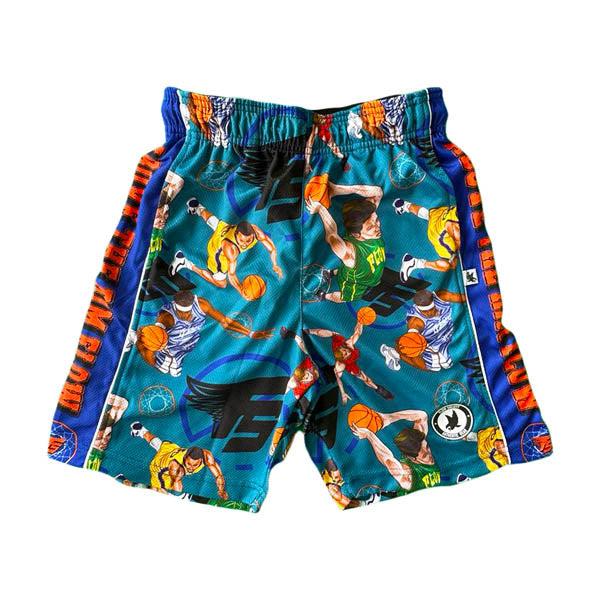 flow society Boys Above the Rim Short Teal