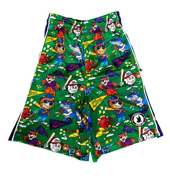 Flow Society Boys Baseball Bears Short Green