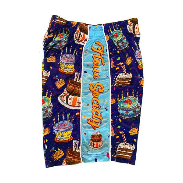 Flow Society Boys Birthday Cake Short Blue