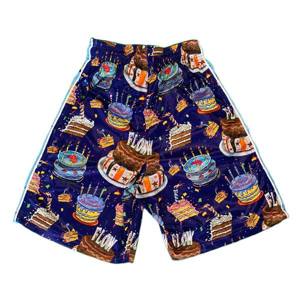 Flow Society Boys Birthday Cake Short Blue