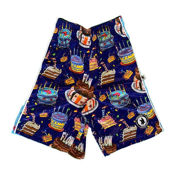 flow society Boys Birthday Cake Short Blue