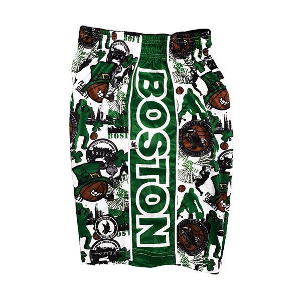 Flow Society Boys Boston Basketball Short White