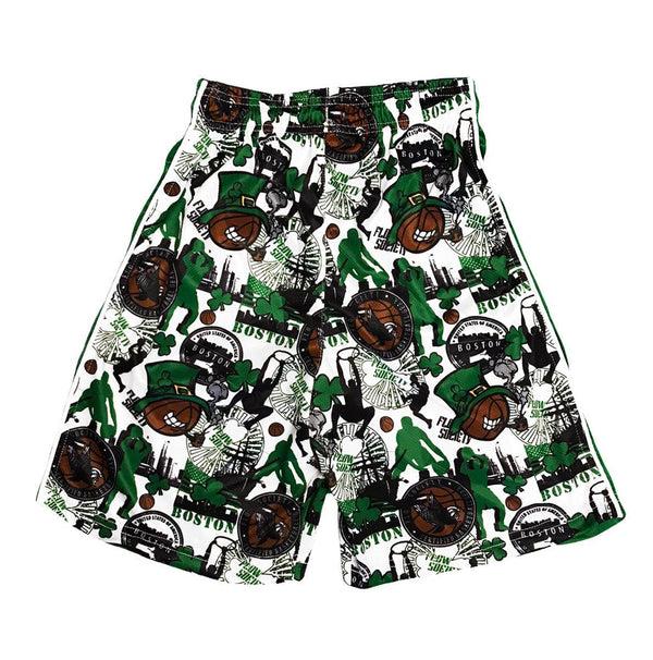 Flow Society Boys Boston Basketball Short White