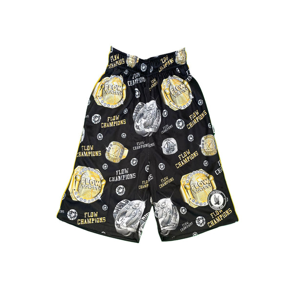 flow society Boys Championship Rings Short Black