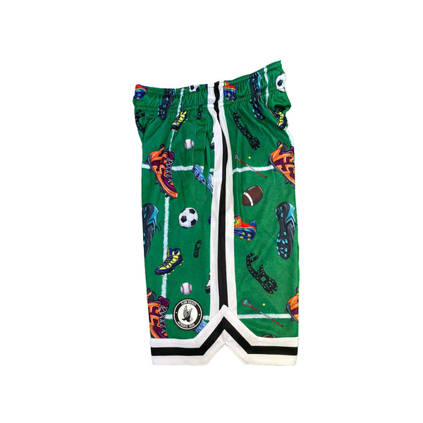 Flow Society Boys Cleat Sneaks Short Green