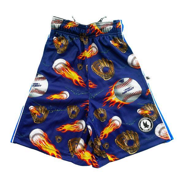 flow society Boys Fastball Baseball Short Navy