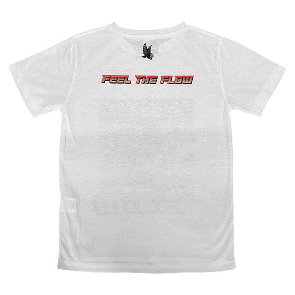 Flow Society Boys Feel The Flow Hockey Tee White