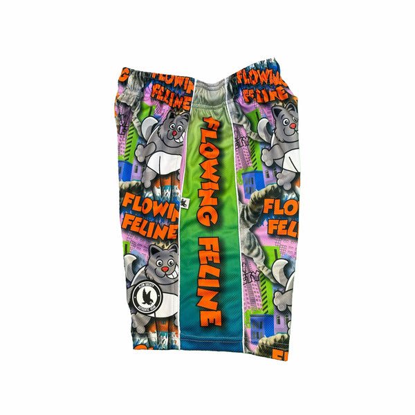 Flow Society Boys Feline Flow Short Lavender
