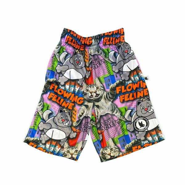 flow society Boys Feline Flow Short Lavender