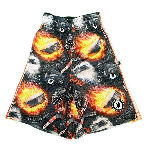 flow society Boys Fire Flow Hockey Short Black