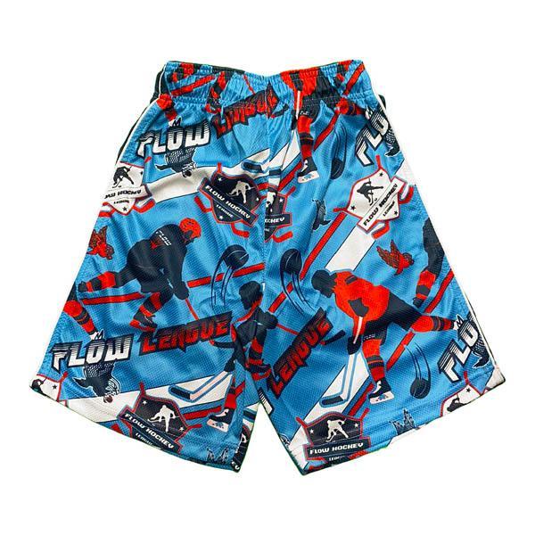 Flow Society Boys Flow Hockey League Short Sky