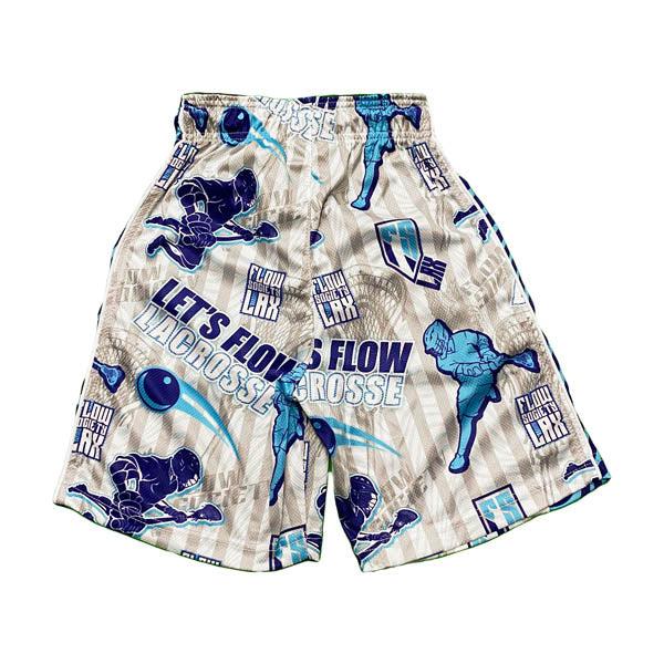 Flow Society Boys Flow Lax Society Short Blue