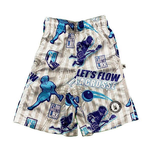 Flow Society Boys Flow Lax Society Short Blue