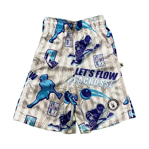 flow society Boys Flow Lax Society Short Blue