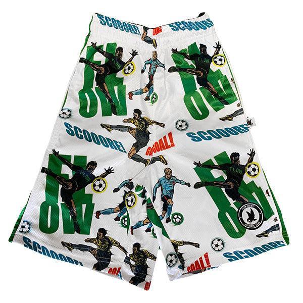 Flow Society Boys Footie Flow Short White/Green