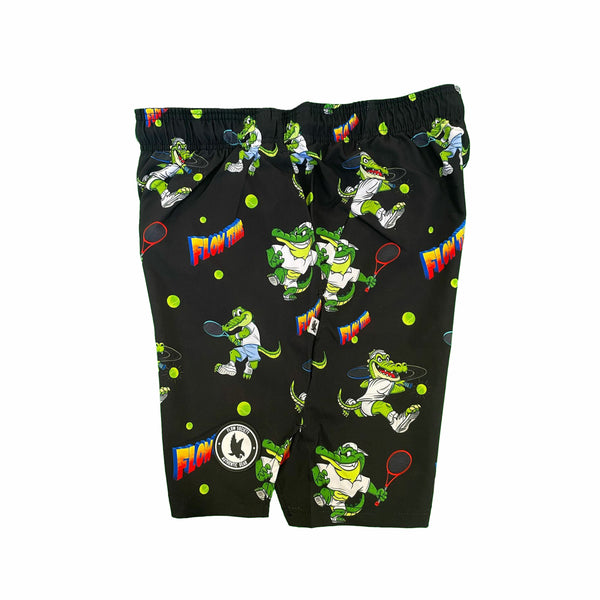 Flow Society Boys Gator Tennis Short Black