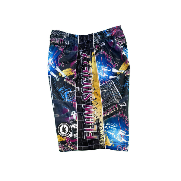 Flow Society Boys Goalie In The Net Short Black