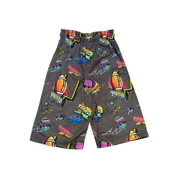 Flow Society Boys Graffiti Football Short Multi