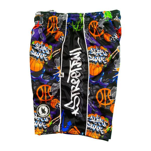 Flow Society Boys Graffiti Streetball Short Black