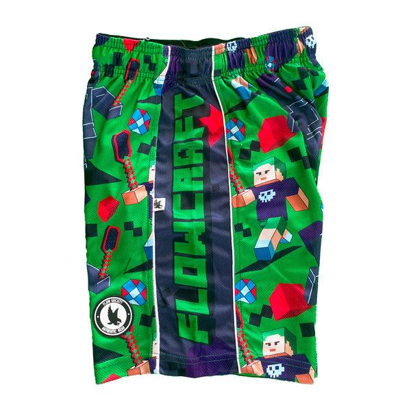 Flow Society Boys Green Flowcraft Short Green