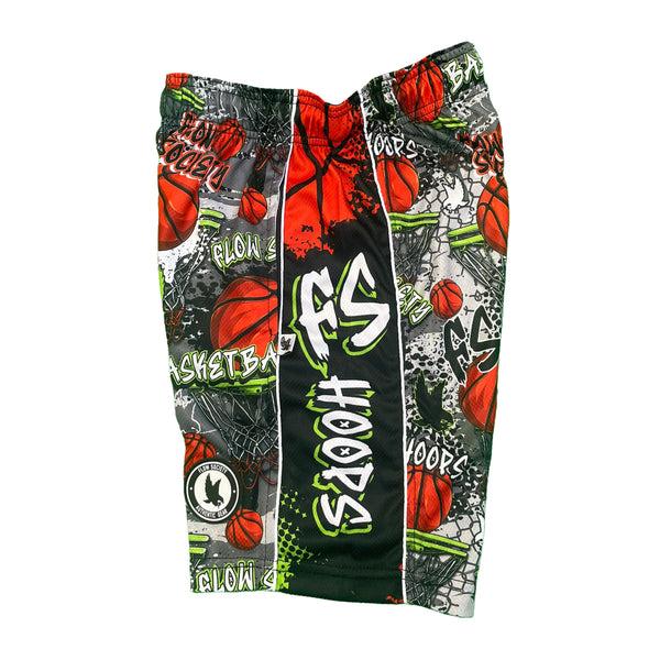 Flow Society Boys Grey FS Hoops Attack Short Grey