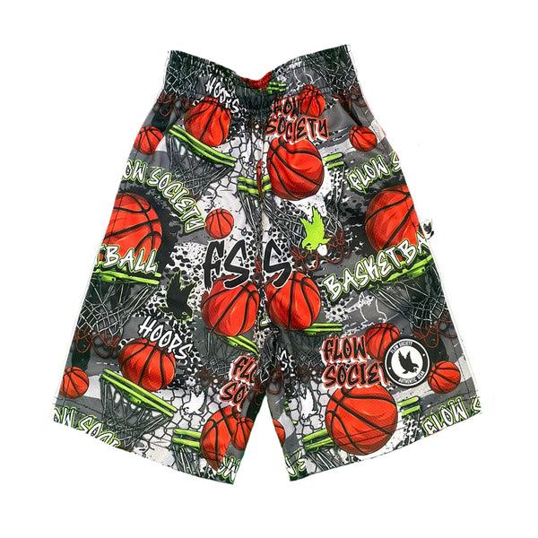 Flow Society Boys Grey FS Hoops Attack Short Grey