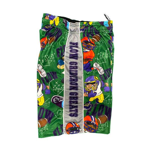Flow Society Boys Gridiron Greats Short Green