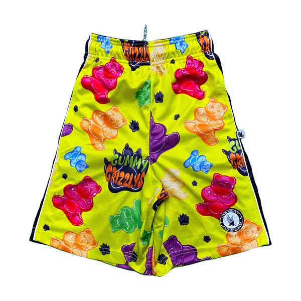 flow society Boys Grizzly Gummy Short Neon Yellow