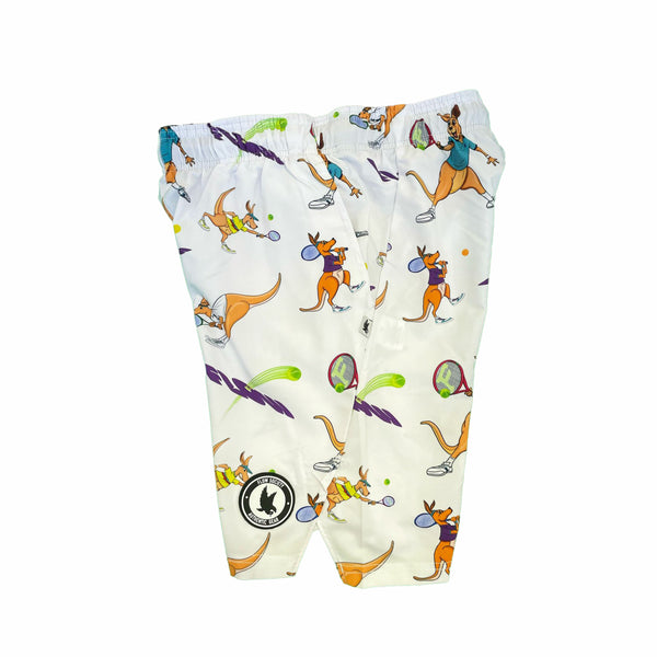 Flow Society Boys Kangaroo Tennis Short White