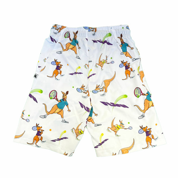 Flow Society Boys Kangaroo Tennis Short White