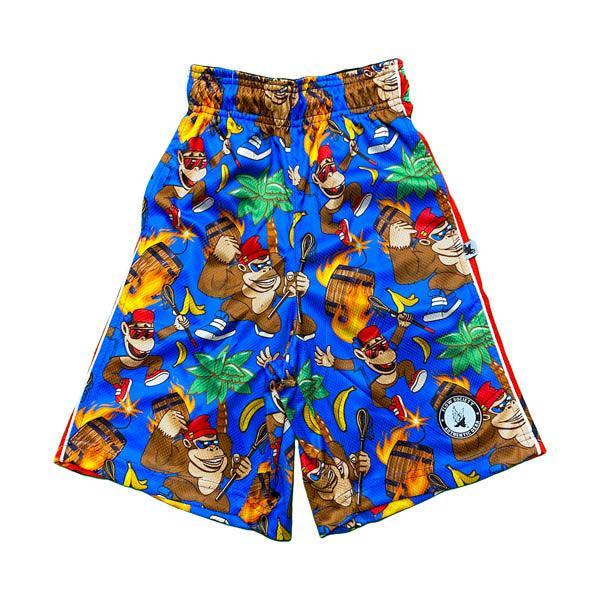 Flow Society Boys Lax Monkey Short Blue