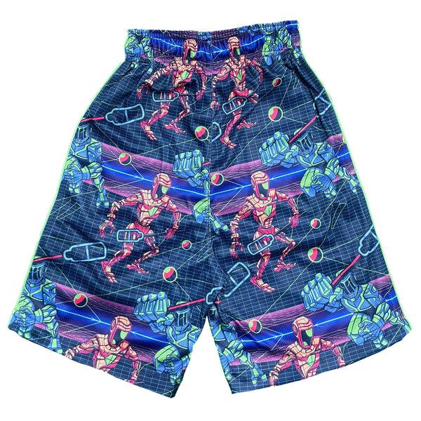 Flow Society Boys Lax Robots Attack Short Multi