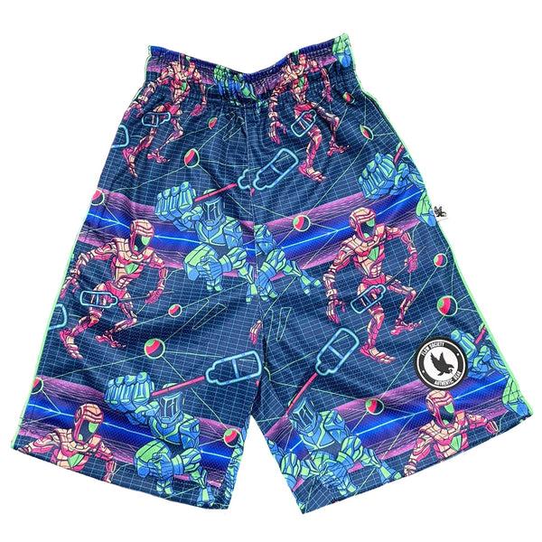 flow society Boys Lax Robots Attack Short Multi