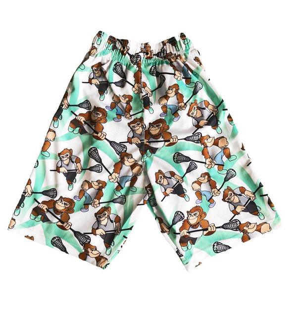 Flow Society Boys Laxing Chimp Attack Short White
