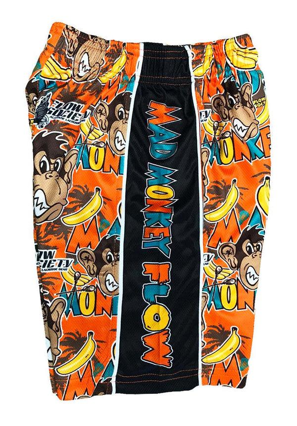 Flow Society Boys Mad Monkey Attack Short Orange