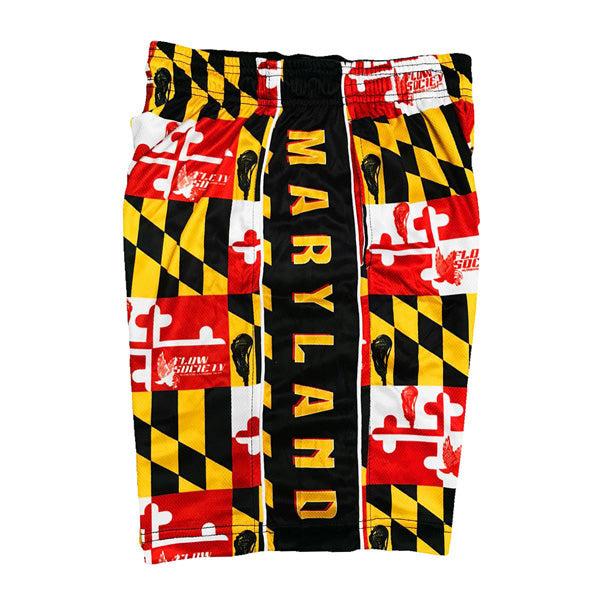 Flow Society Boys Maryland Flag Attack Short Multi