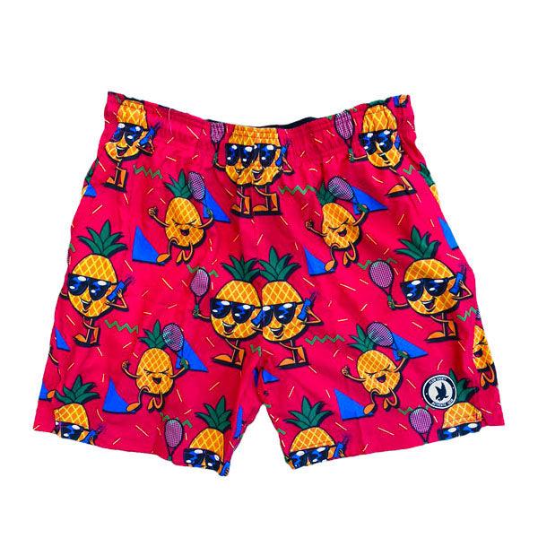 Flow Society Boys Pineapple Tennis Short Pink