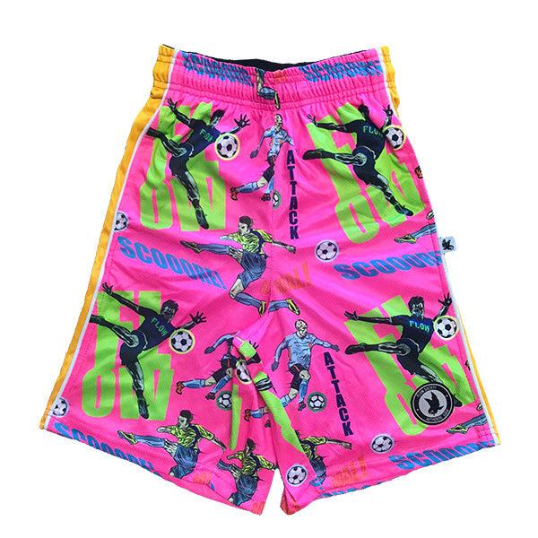 flow society Boys Pink Footie Flow Short Pink