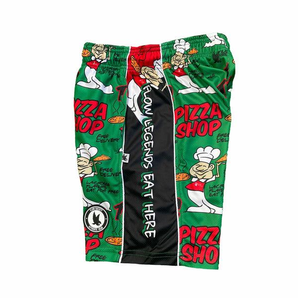 Flow Society Boys Pizza Shop Short Green